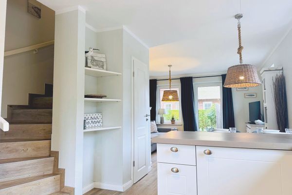 Ferienhaus Anlage Ostland17 Dünenlöper/ Nr. 17 a Dorf - Wohnzimmer