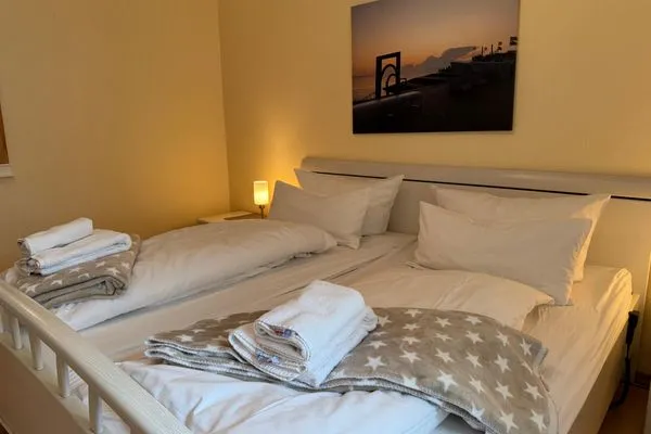 Schlafzimmer  Strandresidenz Rosengarten, Hohenzollernstr. 30, App. 110