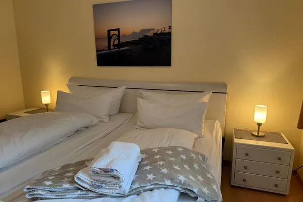 Schlafzimmer  Strandresidenz Rosengarten, Hohenzollernstr. 30, App. 110