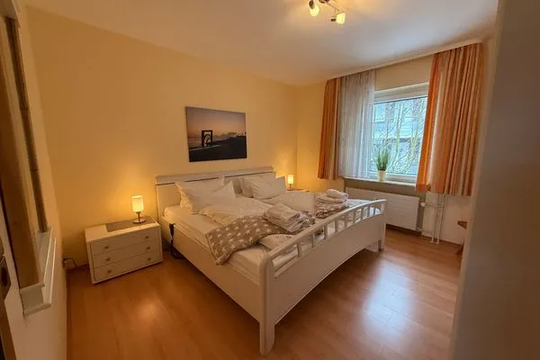 Schlafzimmer  Strandresidenz Rosengarten, Hohenzollernstr. 30, App. 110