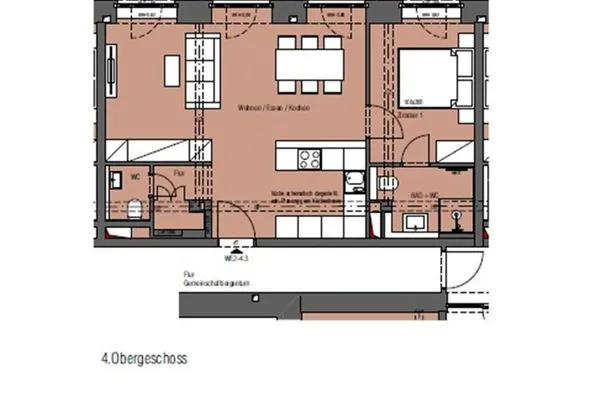 Grundriss  FeWo Ostseeliebe in PRORA - 2.43