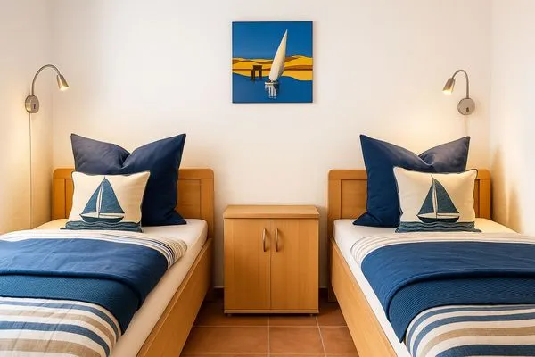 Schlafzimmer  Strandmuschel