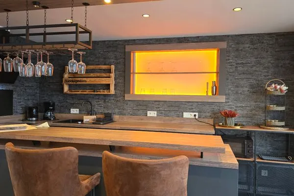 Wohnzimmer  Ferienhaus Strandschnecke