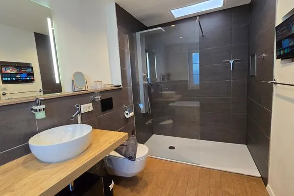 Badezimmer  Ferienhaus Strandschnecke