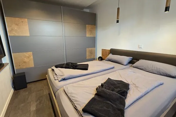 Schlafzimmer  Ferienhaus Strandschnecke