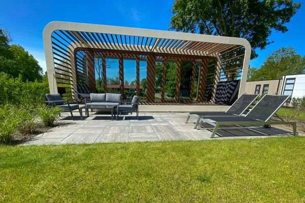  Bad Hoophuizen Chalet Deluxe mit Zaun Nr. Zuiderzee 66