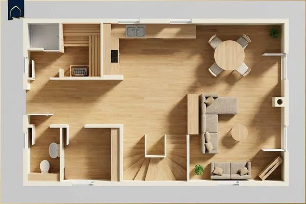 Grundriss  Ferienhaus Ferdinand