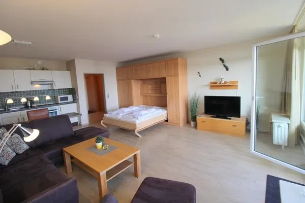 Wohnzimmer Panorama Whg 66, 4. OG