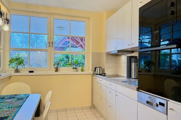  Ferienwohnung Claudis Seeland Kressbronn - Küche