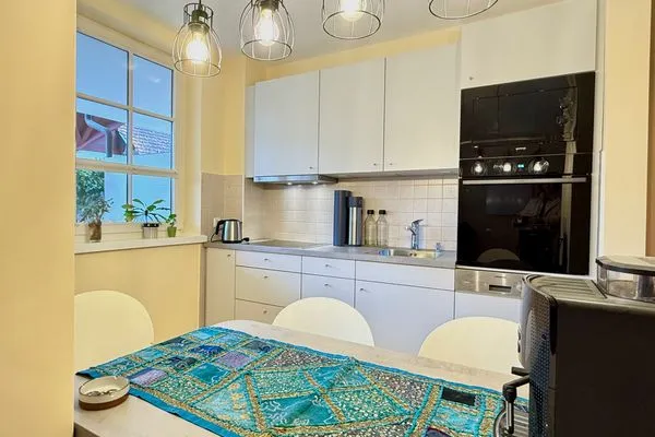  Ferienwohnung Claudis Seeland Kressbronn - Küche