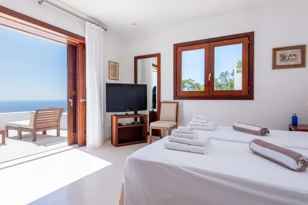 Schlafzimmer  Villa Vadella Ibiza