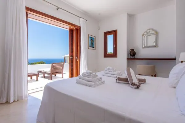 Schlafzimmer  Villa Vadella Ibiza