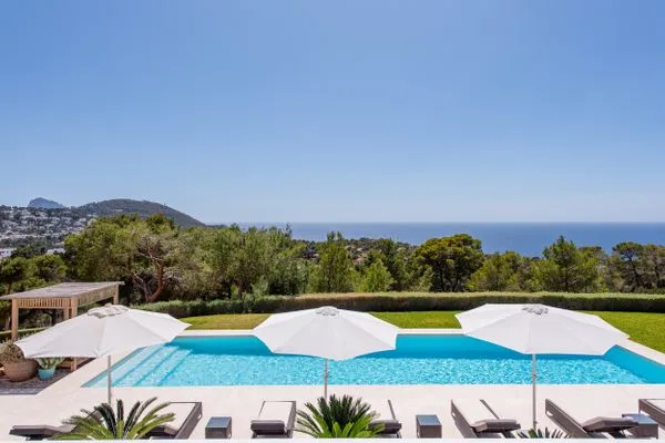 Pool  Villa Vadella Ibiza