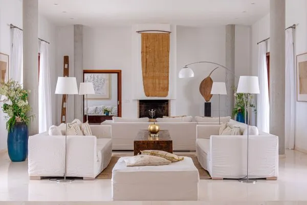 Wohnzimmer  Villa Vadella Ibiza