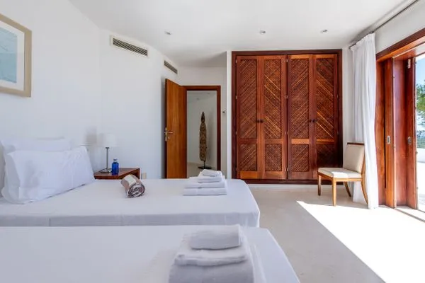 Schlafzimmer  Villa Vadella Ibiza