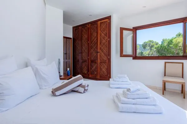 Schlafzimmer  Villa Vadella Ibiza