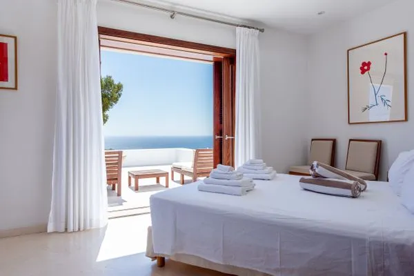Schlafzimmer  Villa Vadella Ibiza