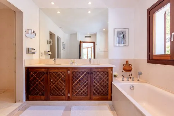 Badezimmer  Villa Vadella Ibiza