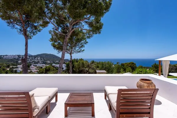Terrasse  Villa Vadella Ibiza