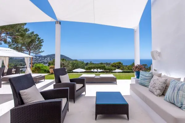 Terrasse  Villa Vadella Ibiza