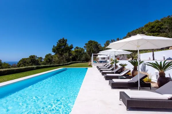 Pool  Villa Vadella Ibiza