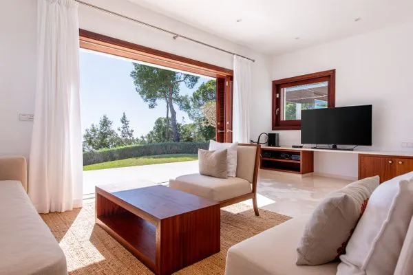 Wohnzimmer  Villa Vadella Ibiza