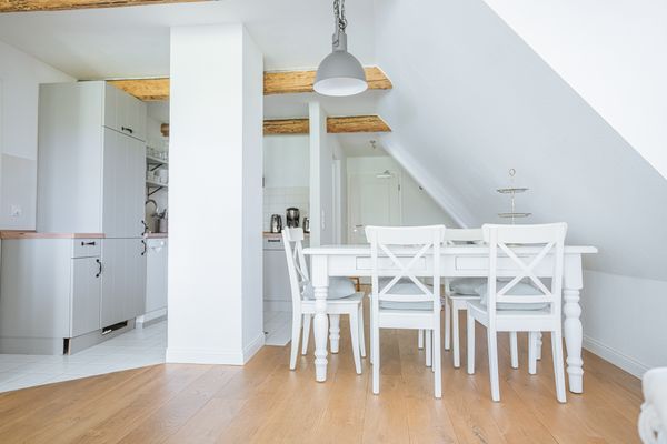  Friesenhof Benen Diken - Groten Hans Poppenbüll,Osterhever,Tetenbüll - Küche mit Esstisch