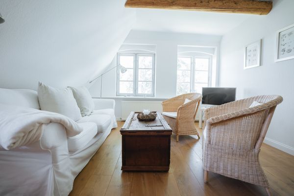  Friesenhof Benen Diken - Groten Hans Poppenbüll,Osterhever,Tetenbüll - Sofaecke mit TV
