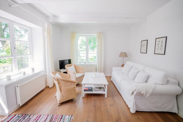  Friesenhof Benen Diken - Ole Lise Poppenbüll,Osterhever,Tetenbüll - Sofaecke mit TV