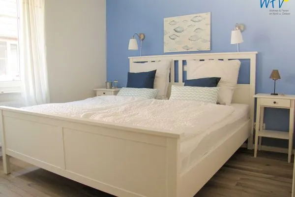 Schlafzimmer Ferienhaus Melkerpad 28 Ferienwohnung Langeoogzeit