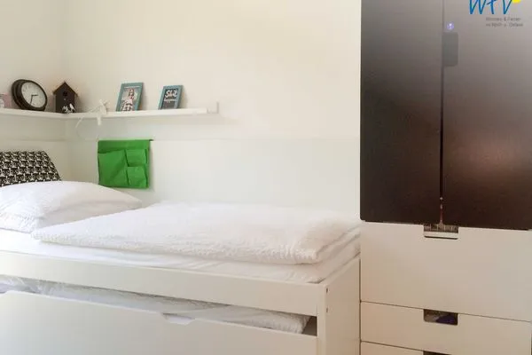 Schlafzimmer Ferienhaus Melkerpad 28 Ferienwohnung Langeoogzeit