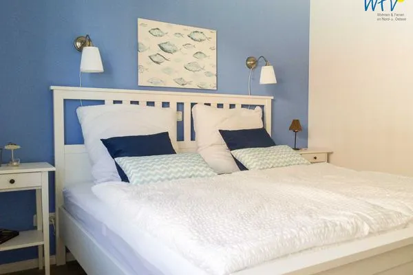 Schlafzimmer Ferienhaus Melkerpad 28 Ferienwohnung Langeoogzeit