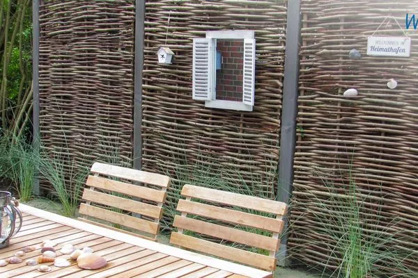 Terrasse Ferienhaus Melkerpad 28 Ferienwohnung Langeoogzeit