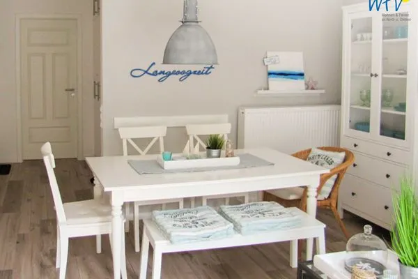 Wohnzimmer Ferienhaus Melkerpad 28 Ferienwohnung Langeoogzeit