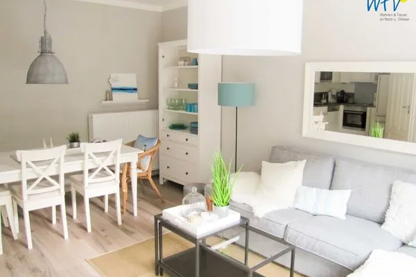 Wohnzimmer Ferienhaus Melkerpad 28 Ferienwohnung Langeoogzeit