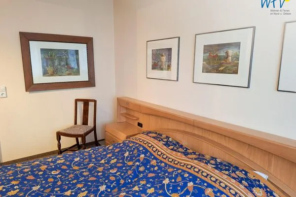 Schlafzimmer Haus Fritz-Reuter-Straße 5 Ferienwohnung Herbst