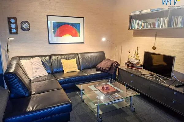 Wohnzimmer Haus Fritz-Reuter-Straße 5 Ferienwohnung Herbst