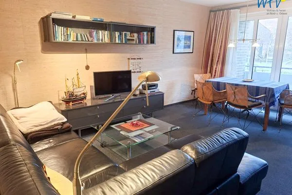 Wohnzimmer Haus Fritz-Reuter-Straße 5 Ferienwohnung Herbst