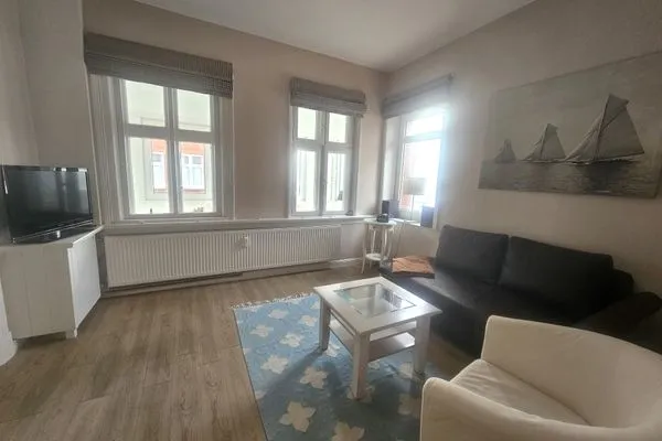 Wohnzimmer  Promenadenblick - Wohnung 1