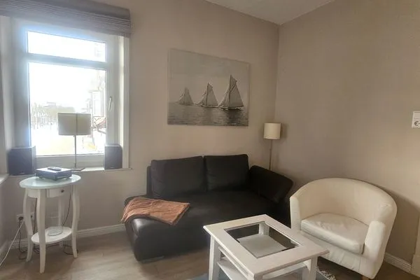 Wohnzimmer  Promenadenblick - Wohnung 1