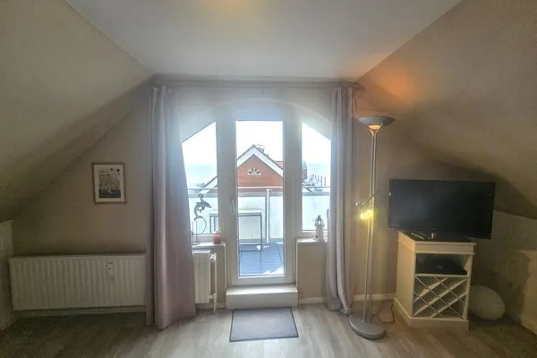 Wohnzimmer  Promenadenblick - Wohnung 3