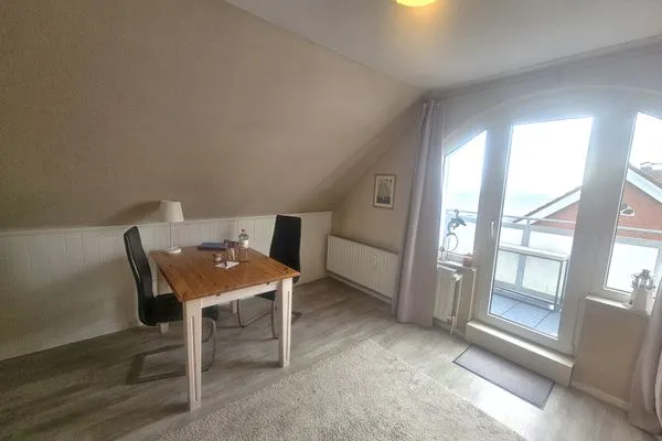 Wohnzimmer  Promenadenblick - Wohnung 3