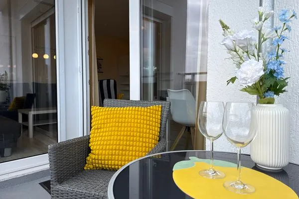 Poseidon FeWo 28 Duhnen - Balkon