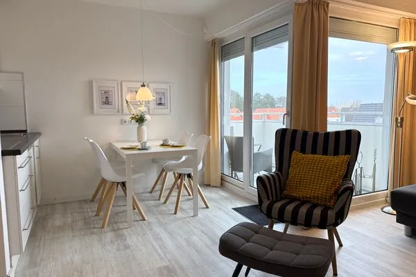 Poseidon FeWo 28 Duhnen - Küche / Küchenzeile