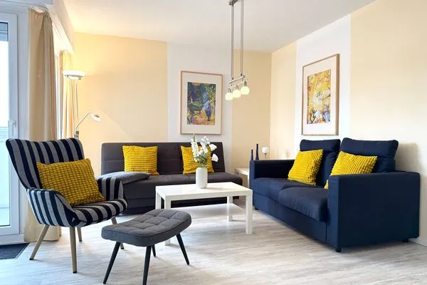 Poseidon FeWo 28 Duhnen - Wohnzimmer