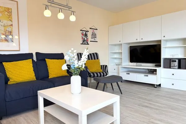 Poseidon FeWo 28 Duhnen - Wohnzimmer