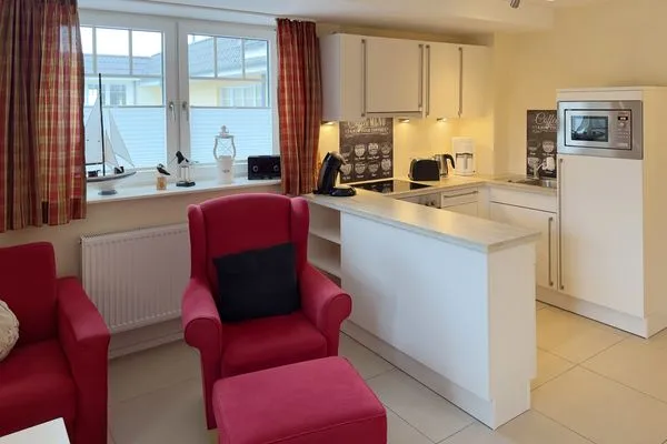 Küche / Küchenzeile Strand Residenz Ferienwohnung "Strandruh"