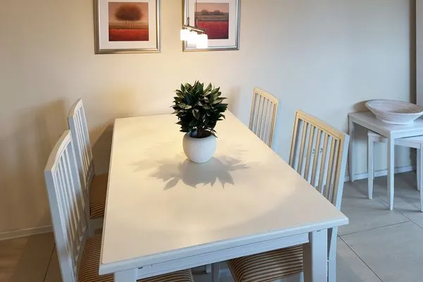 Wohnzimmer Strand Residenz Ferienwohnung "Strandruh"