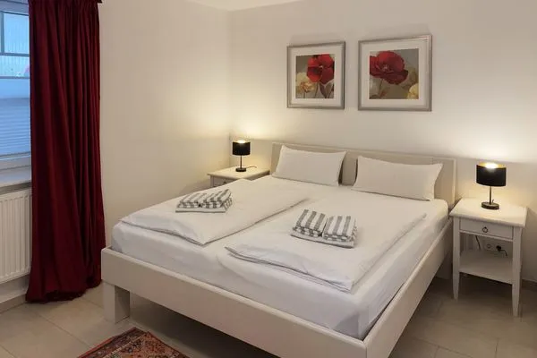 Schlafzimmer Strand Residenz Ferienwohnung "Strandruh"