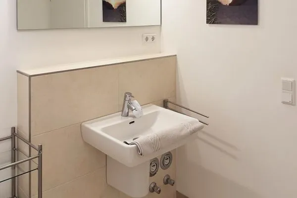 Badezimmer Strand Residenz Ferienwohnung "Strandruh"